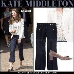 J. Crew Sailor Pants ASO Kate Middleton